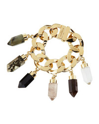 Givenchy Point Crystal Charm Bracelet