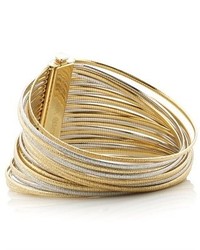 Carolina Bucci Gold Multi Strand Wide Bracelet