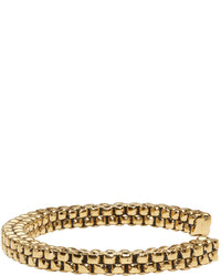 Balmain Gold Scoubidou Bracelet