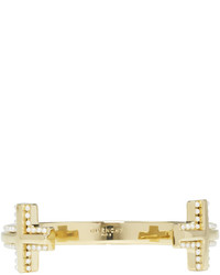 Givenchy Gold T Cut Bracelet
