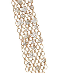 Lanvin Gold Tone Swarovski Crystal Bracelet