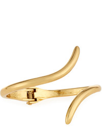 Lydell NYC Golden Abstract Hinged Bracelet