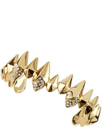Alexis Bittar Golden Spear Cuff With Pave Crystals