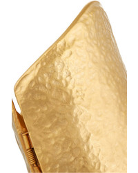 Kenneth Jay Lane Hammered Gold Plated Cuff