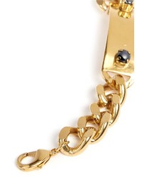 Ela Stone Heidi Metal Plate Curb Chain Bracelet