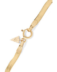 LOREN STEWART Herringbone 10 Karat Gold Bracelet
