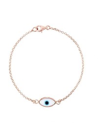 Ileana Makri Small Eye Chain Bracelet