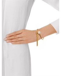 Ca&Lou Inez Pearl And Gold Plated Bracelet