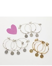 Alex and Ani Initial Adjustable Wire Bangle