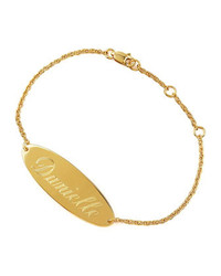 Jennifer Zeuner Personalized Gold Bracelet