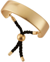 Jules Smith Designs Jules Smith Wide Matte Golden Bar Rope Cuff