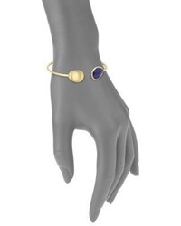 Marco Bicego Lapis Lazuli 18k Yellow Gold Kissing Bangle Bracelet