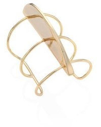Alexis Bittar Liquid Gold Shield Cuff Bracelet