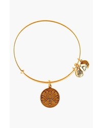 Alex and Ani Lotus Peace Petals Expandable Wire Bangle