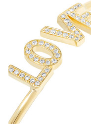 Jennifer Meyer Love 18 Karat Gold Diamond Bracelet