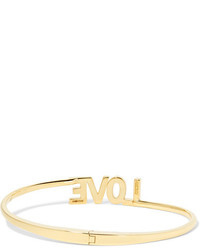 Jennifer Meyer Love 18 Karat Gold Diamond Bracelet