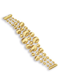 Marco Bicego Lunaria 18k Gold Three Row Bracelet