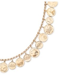 Macy's Vermeil Bracelet Euro Coins Charm Bracelet