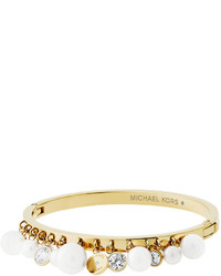 Michael Kors Michl Kors Modern Classic Charm Cuff Bracelet Yellow Golden