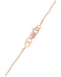 Ileana Makri Mini Cross 18 Karat Rose Gold Diamond Bracelet
