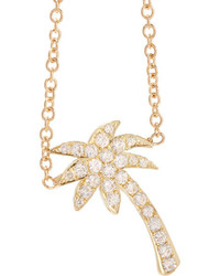 Jennifer Meyer Mini Palm Tree 18 Karat Gold Diamond Bracelet