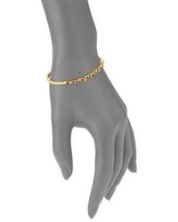 Gurhan Pointelle Multi Stone 22k Yellow Gold Cuff Bracelet