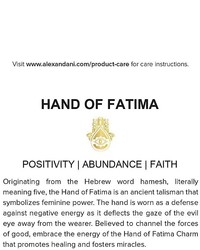 Alex and Ani Precious Metals Symbolic Hand Of Fatima Pull Chain Bracelet