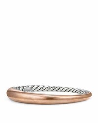 David Yurman Pure Form Sterling Silver Bronze Bracelet
