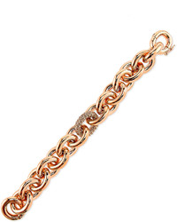Eddie Borgo Rose Gold Pave Link Chain Bracelet
