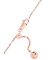 Monica Vinader Rose Gold Vermeil Diamond Bracelet One Size