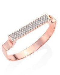 Monica Vinader Rp Signature Petite Diamond Bangle Bracelet