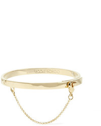 Eddie Borgo Safety Chain Gold Plated Bracelet One Size