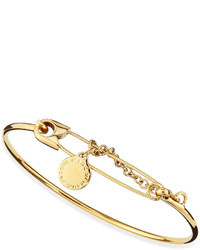 Marc by Marc Jacobs Safety Pin Bracelet Golden