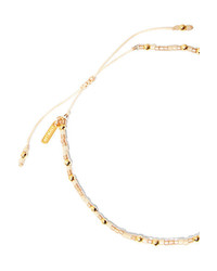 Chan Luu Set Of Two Gold Plated Multi Stone Bracelets