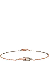 Pearls Before Swine Silver And Rose Gold Double Link Bracelet