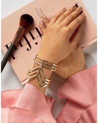 Ruby Rocks Structured Cuff Bracelet