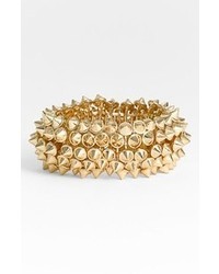 Tasha Spike Stretch Bracelet Gold