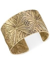 The Sak Gold Tone Etched Cuff Bracelet