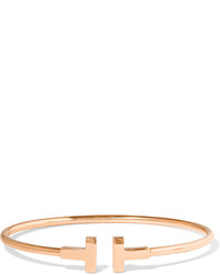 Tiffany & Co. Tiffany Co T Wire 18 Karat Roe Gold Bracelet