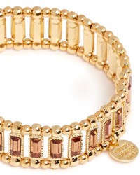 Philippe Audibert Titia Crystal Metal Bead Elastic Bracelet