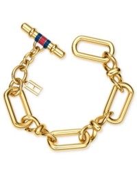 Tommy Hilfiger Gold Tone Infinity Link Bracelet