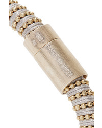 Carolina Bucci Twister 18 Karat Gold Plated And Silk Bracelet One Size