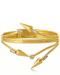Swarovski Vickisarge Vickisarge Fallen Angel Gold Plated Crystal Bracelet