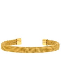 West Coast Jewelry Goldplated Stainless Steel Mesh Cuff Bracelet