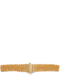 Carolina Bucci Woven 18 Karat Gold Bracelet One Size