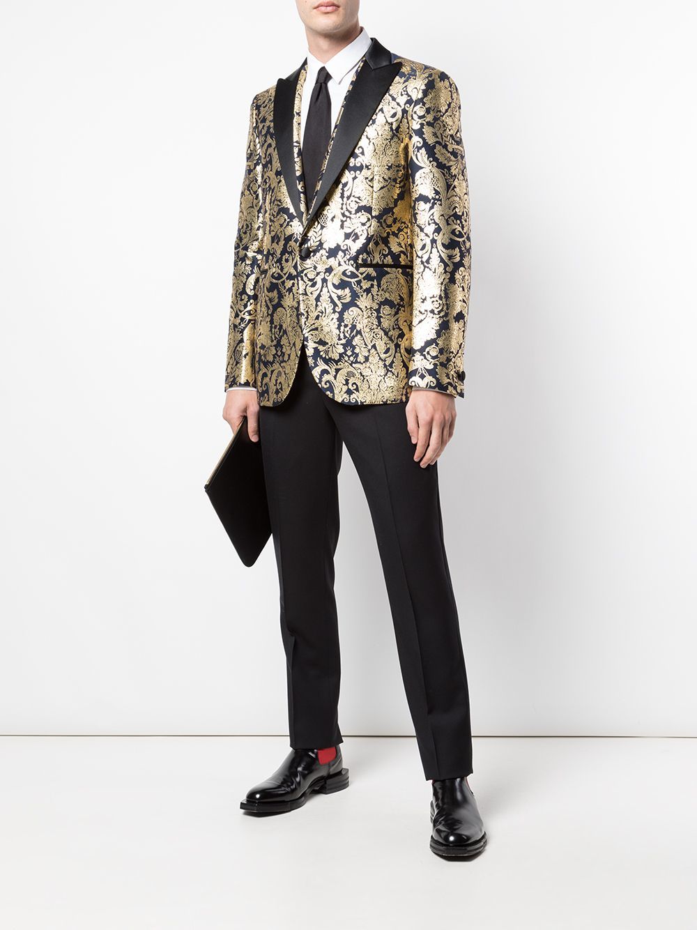 Versace Barocco Brocade Blazer, $3,725 | farfetch.com | Lookastic