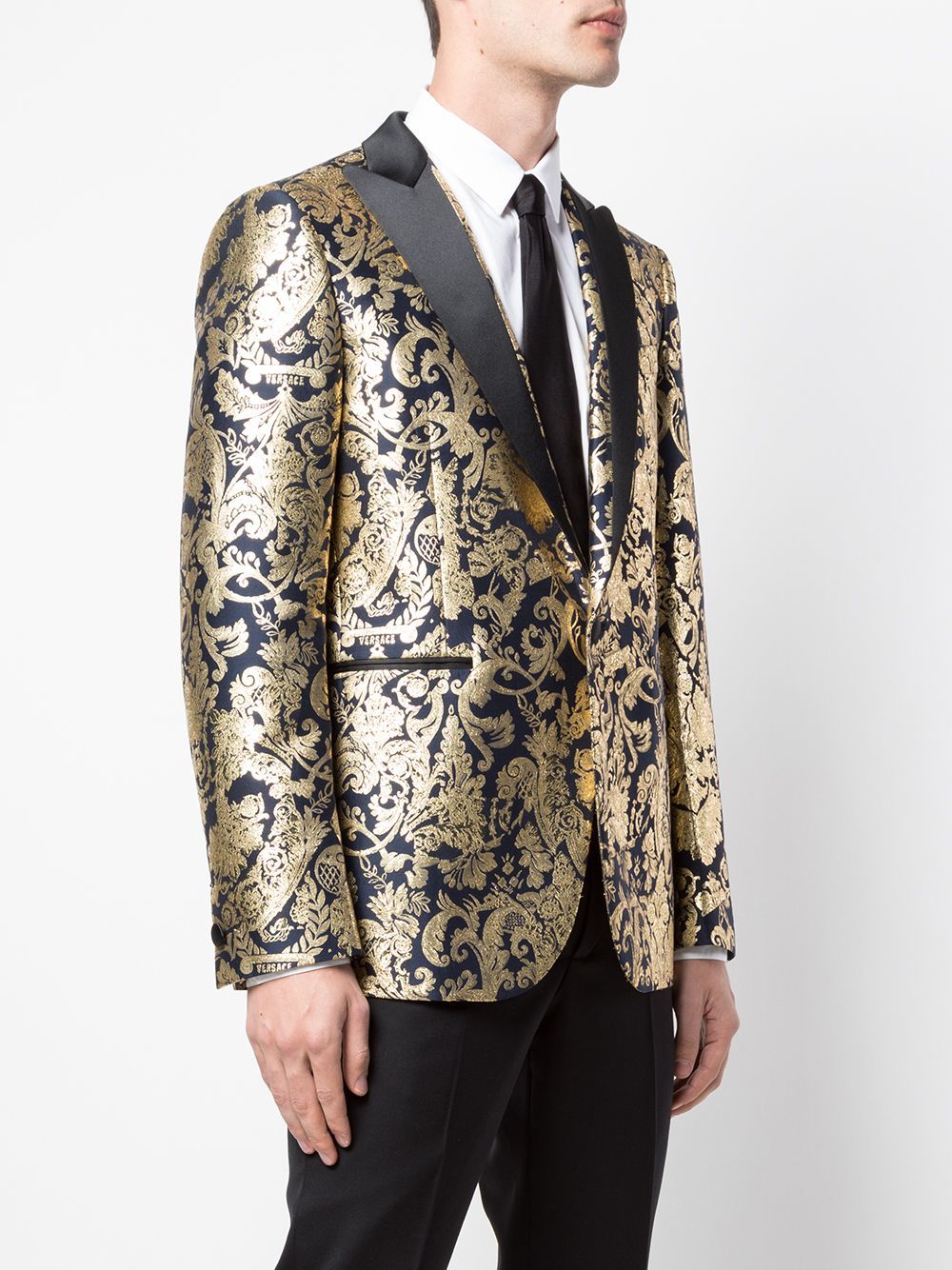Versace Barocco Brocade Blazer, $3,725 | farfetch.com | Lookastic