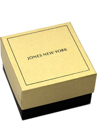 Jones New York Brooch Gold Tone Plastic Pearl And Glass Stone Wreath Pin Box