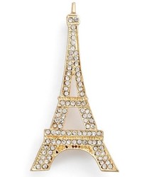 Cara Eiffel Tower Crystal Brooch