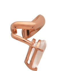 Alan Crocetti Gold And Pink Single Right Alien Ear Cuff